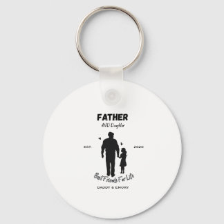 Llavero Amigas inseparables personalizadas para padre e hi