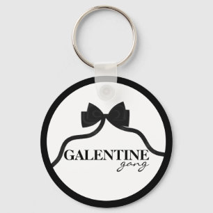 Llavero Amigo de la banda Galentine Valentine Black Bow
