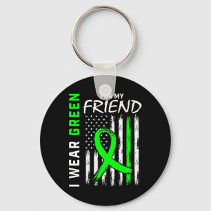 Llavero Amigo Verde De La Cp Enfermedad Renal Parálisis Ce