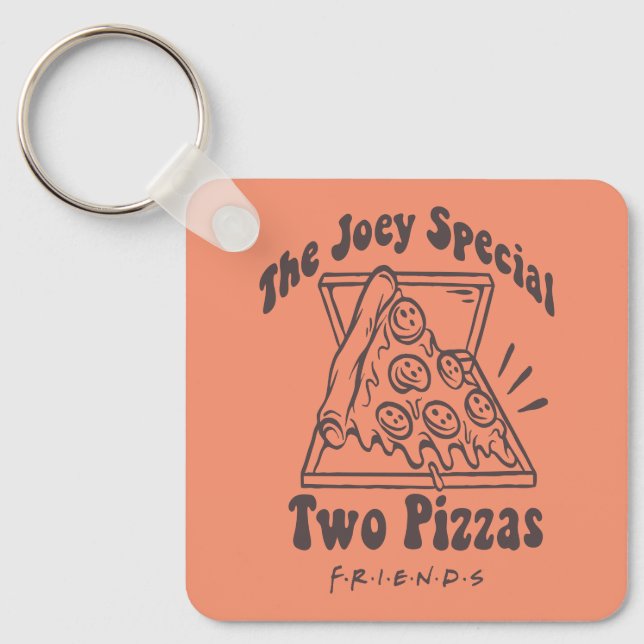 Llavero AMIGOS™ | Cita de Joey Pizza (Anverso)