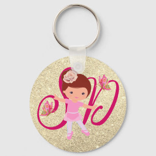 Llavero Amigos de Ballerina Butterfly Tutu Ballet Chica