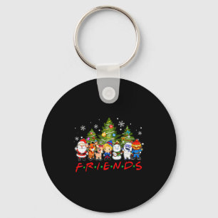 Llavero Amigos de Santa Navidad Rudolph Muñeco de Nieve Fa
