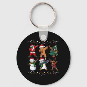 Llavero Amigos Elfos de Santa haciendo Dabbing Navidad Chi