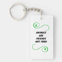 Llavero Amigos no comida | Friends not food