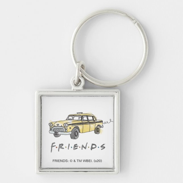 Llavero AMIGOS™| Taxi Cab (Frente)