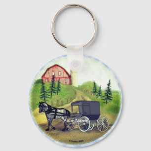 Llavero Amish Buggy Return