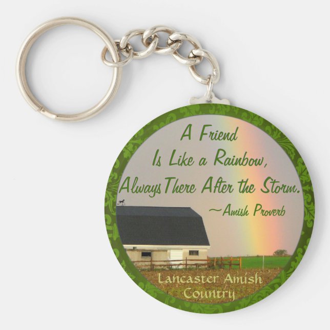 Llavero ¡Amish Friendship proverb Keychain! (Frente)