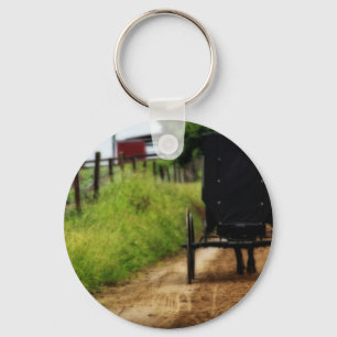 Llavero Amish Horse Y Buggy