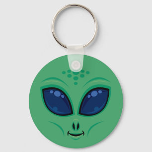 Llavero Amistosa Personalizado Alien Face