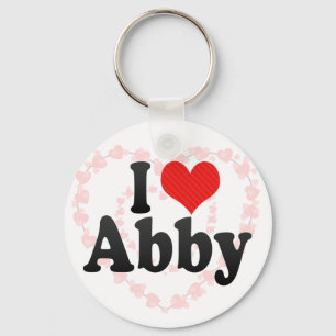 Llavero Amo a Abby