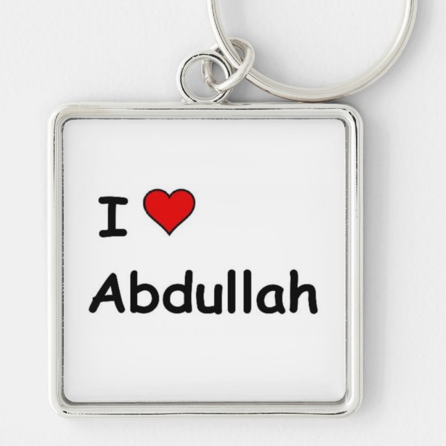 Llavero Amo A Abdullah (Frente)