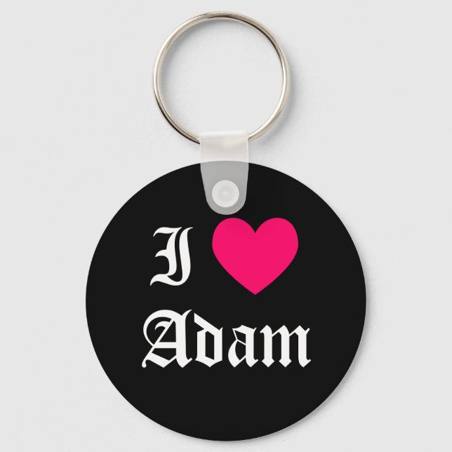 Llavero Amo A Adam (Anverso)