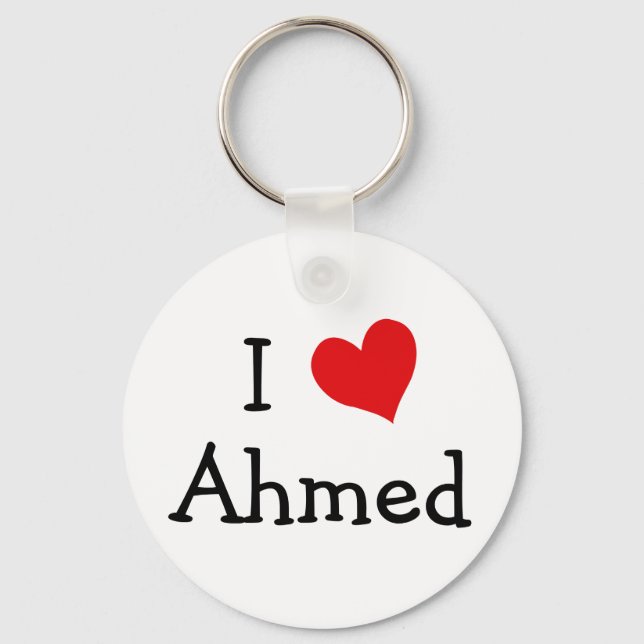 Llavero Amo a Ahmed (Anverso)
