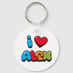 Llavero Amo a Alex