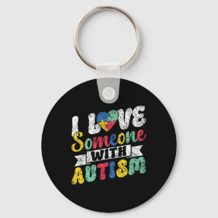 Llavero Amo a alguien con apoyo al autismo Autistas Autist