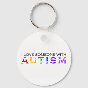 Llavero Amo A Alguien Con Autismo