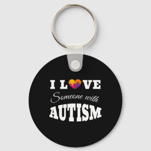 Llavero Amo A Alguien Con Autismo