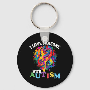 Llavero Amo A Alguien Con Autismo 1