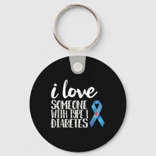 Llavero Amo A Alguien Con Conciencia Sobre La Diabetes Tip