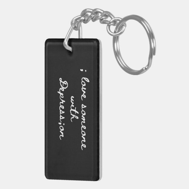 Llavero Amo a alguien con Depression_ CTFOD Keychain (Atrás Derecha)