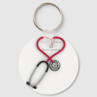 Llavero Amo a alguien con la cadena de claves del síndrome