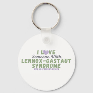 Llavero Amo a alguien con LGS Button Keychain