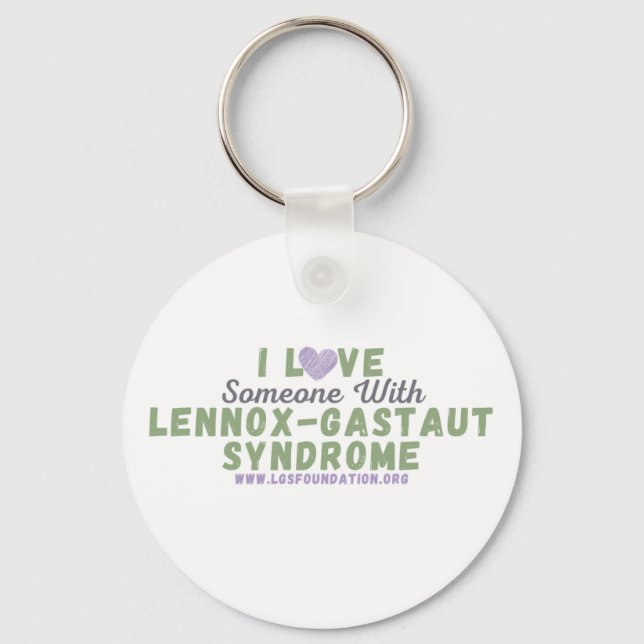 Llavero Amo a alguien con LGS Button Keychain (Anverso)