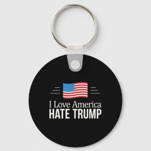 Llavero Amo a América - Odio a Trump - 