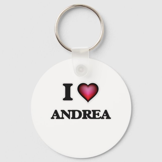 Llavero Amo a Andrea (Anverso)