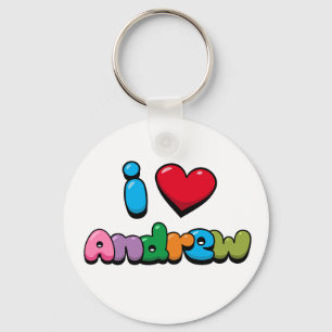 Llavero Amo a Andrew
