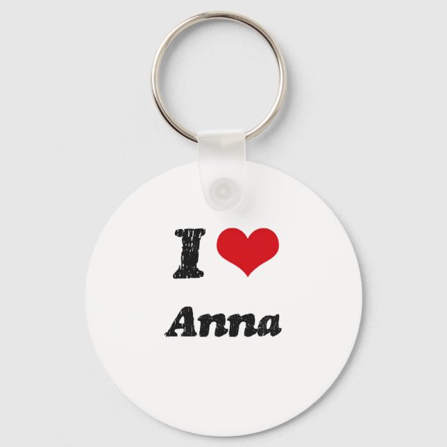 Llavero Amo a Anna (Anverso)