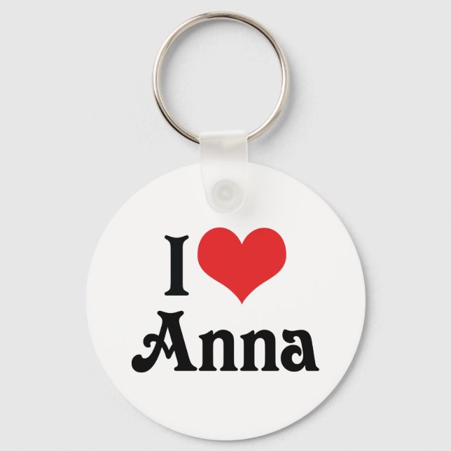 Llavero Amo a Anna (Anverso)