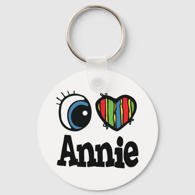 Llavero Amo a Annie (Anverso)