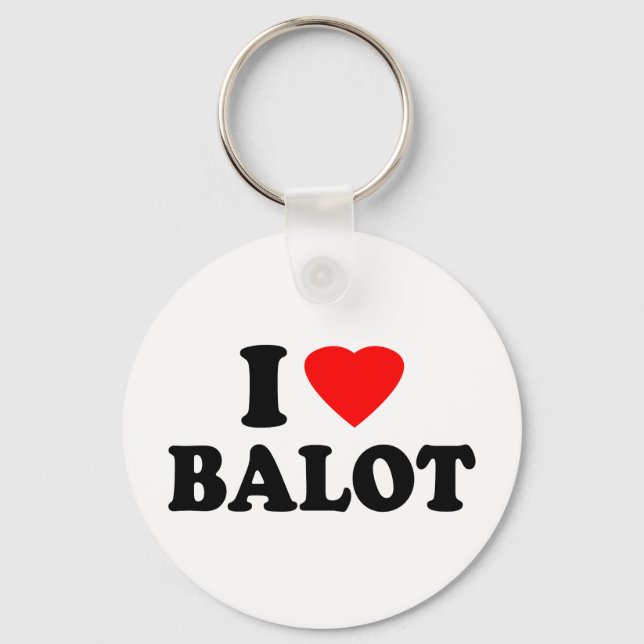 Llavero Amo a Balot (Anverso)