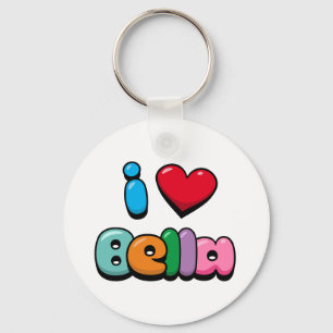Llavero Amo a Bella