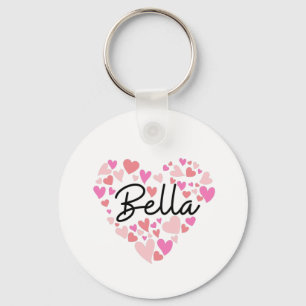 Llavero Amo a Bella