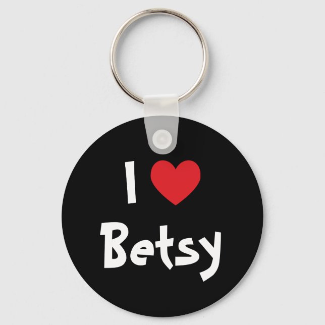 Llavero Amo a Betsy (Anverso)