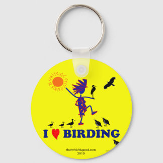 Llavero Amo a Birding