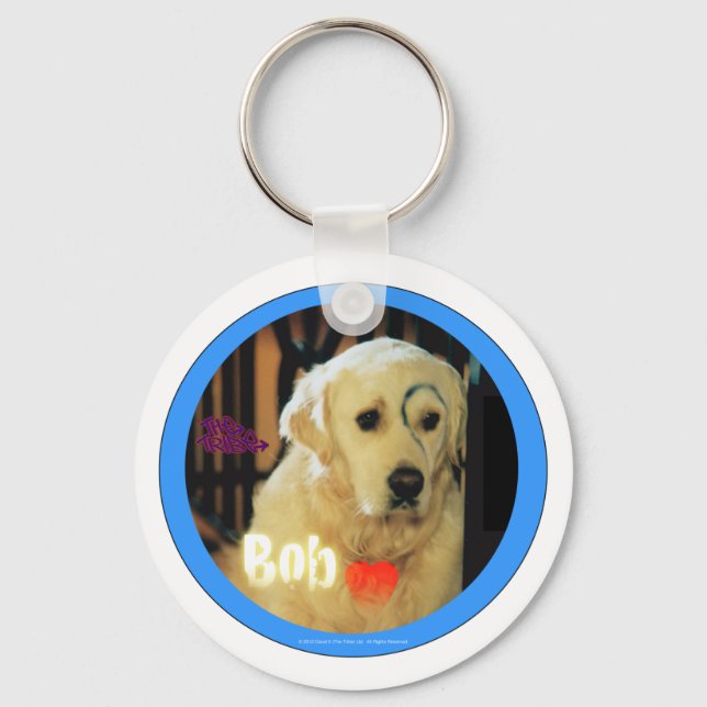 Llavero ¡Amo a Bob el perro! (Anverso)