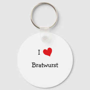 Llavero Amo a Bratwurst