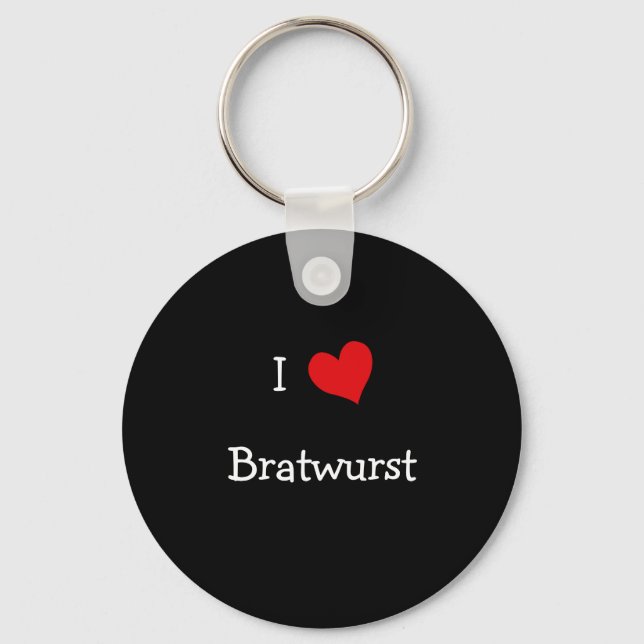 Llavero Amo a Bratwurst (Anverso)