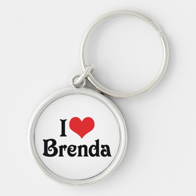 Llavero Amo a Brenda (Frente)