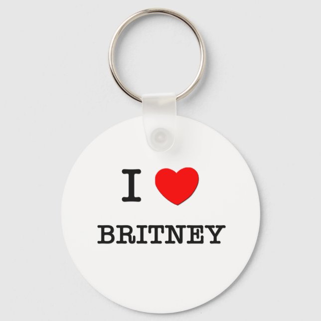 Llavero Amo a Britney (Anverso)