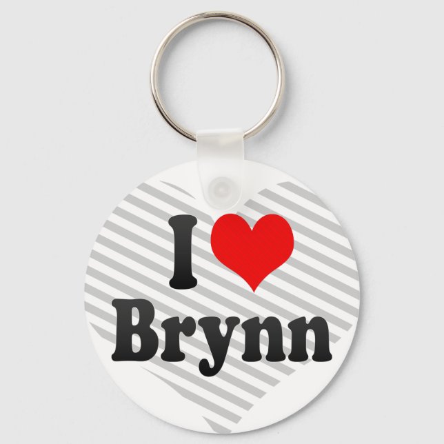 Llavero Amo a Brynn (Anverso)