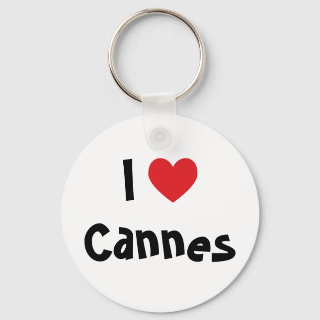 Llavero Amo a Cannes (Anverso)