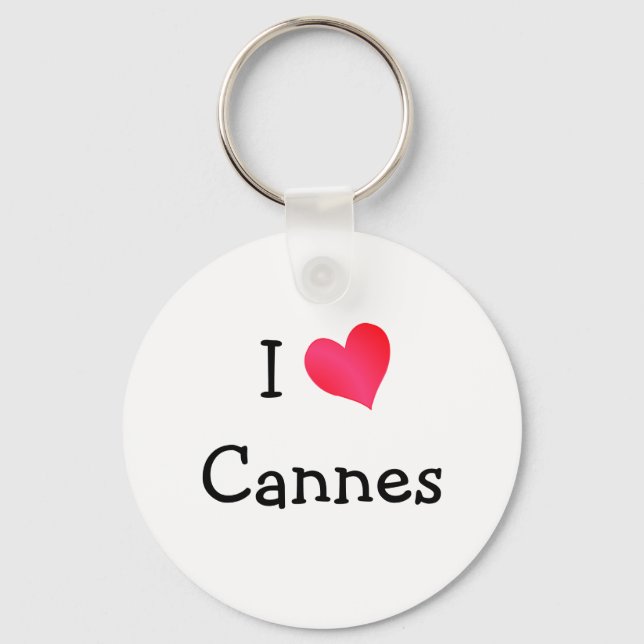 Llavero Amo a Cannes (Anverso)