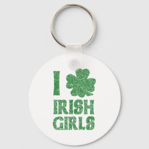 Llavero Amo a chicas irlandeses
