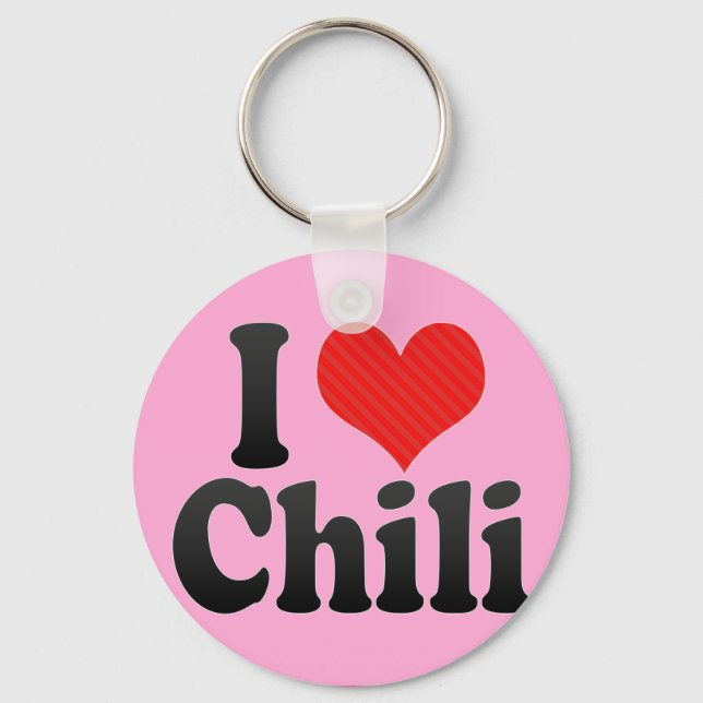 Llavero Amo a Chile (Anverso)