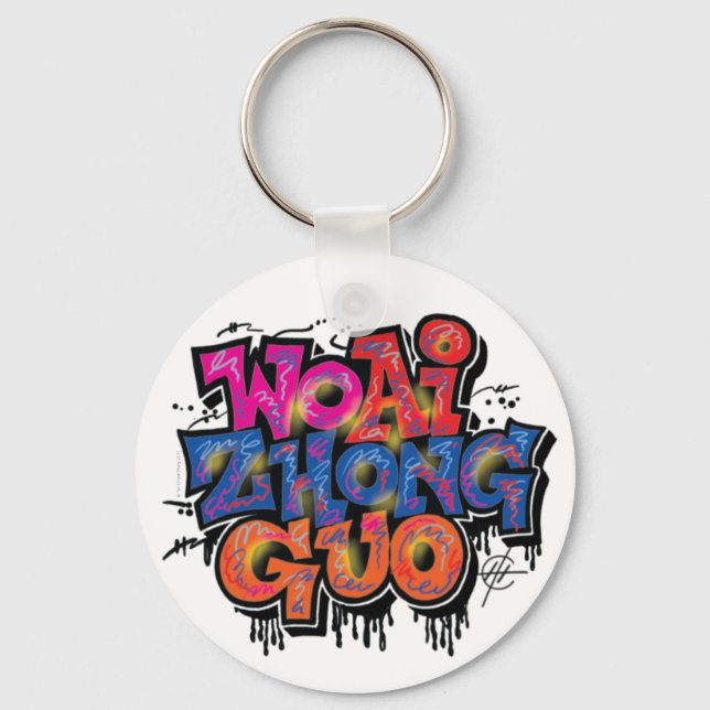 Llavero Amo a China (Anverso)