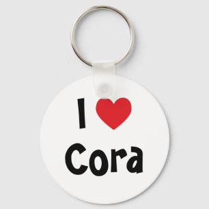 Llavero Amo a Cora Keychain